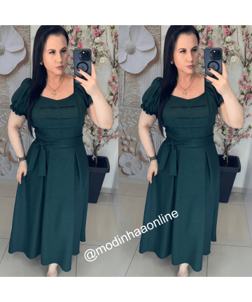 Vestido Celina Verde